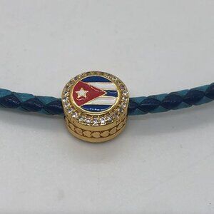✨✨Pandora Cuba Flag Exclusive Bead Charm S925 Silver with box
